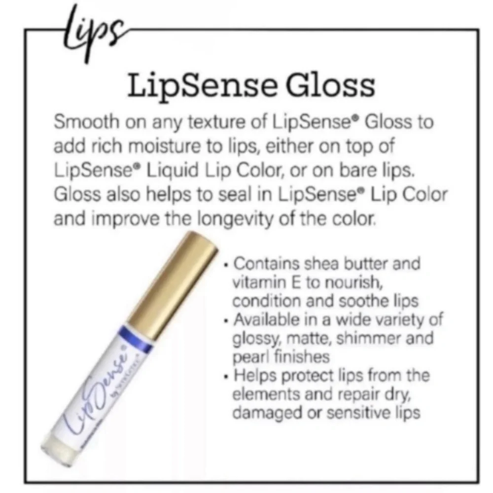 NWT. LIPSENSE Soul Mate Gloss